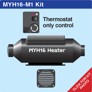 MYH16 Marine + 1 hot air outlet
