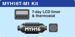 MYH16T Marine + 7-day LCD Timer + 1 hot air outlet